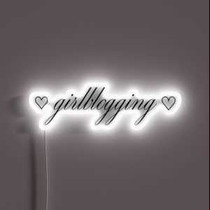 Girlblogging RGB Neon Sign