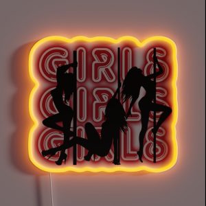 Girls Girls Girls RGB Neon Sign Girls Girls Girls RGB Neon Sign