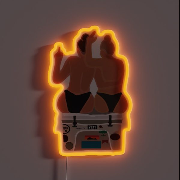 Girls Love Yetis RGB Neon Sign