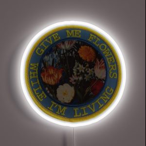 Give Me Flowers RGB Neon Sign