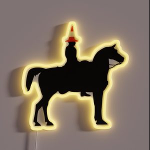 Glasgow Duke Of Wellington Horse Statue RGB Neon Sign