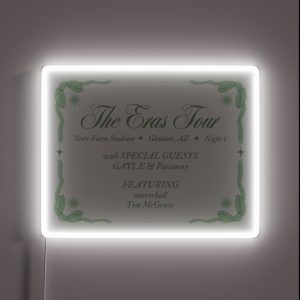 Glendale Night 1 Eras Tour RGB Neon Sign Glendale Night 1 Eras Tour RGB Neon Sign