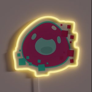 Glitch Slime From Slime Rancher RGB Neon Sign Glitch Slime From Slime Rancher RGB Neon Sign