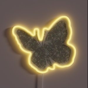 Glitter Butterfly RGB Neon Sign