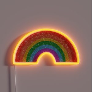 Glitter Rainbow RGB Neon Sign Glitter Rainbow RGB Neon Sign
