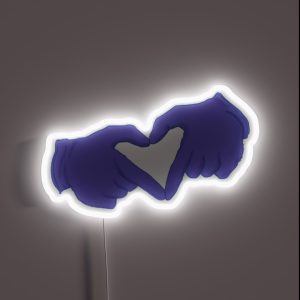 Glove Heart RGB Neon Sign