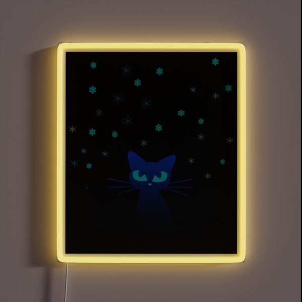 Glow In The Dark Cat RGB Neon Sign