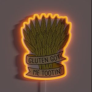 Gluten Allergy RGB Neon Sign