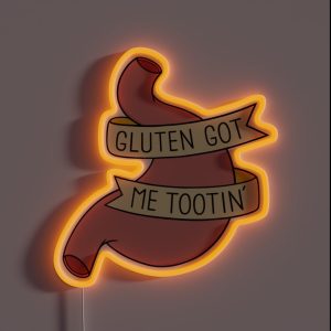 Gluten Allergy RGB Neon Sign