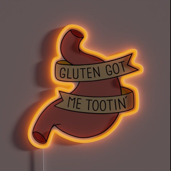 Gluten Allergy RGB Neon Sign