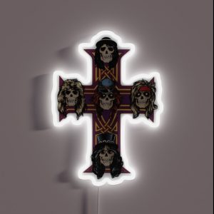 GNR Tribute Artwork RGB Neon Sign