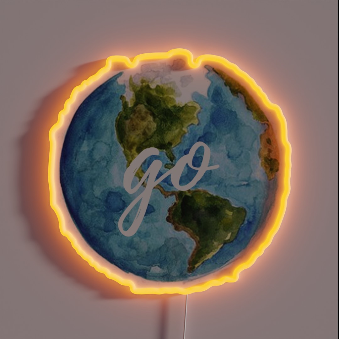 Go And Make Disciples Of All Nations Matthew RGB Neon Sign Go And Make Disciples Of All Nations Matthew RGB Neon Sign