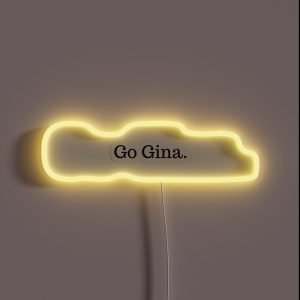 Go Gina SZA RGB Neon Sign