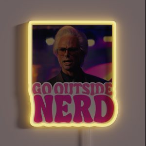 Go Outside Nerd Baby Billy Freeman RGB Neon Sign Go Outside Nerd Baby Billy Freeman RGB Neon Sign