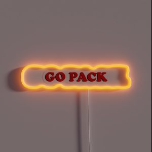 Go Pack RGB Neon Sign Go Pack RGB Neon Sign