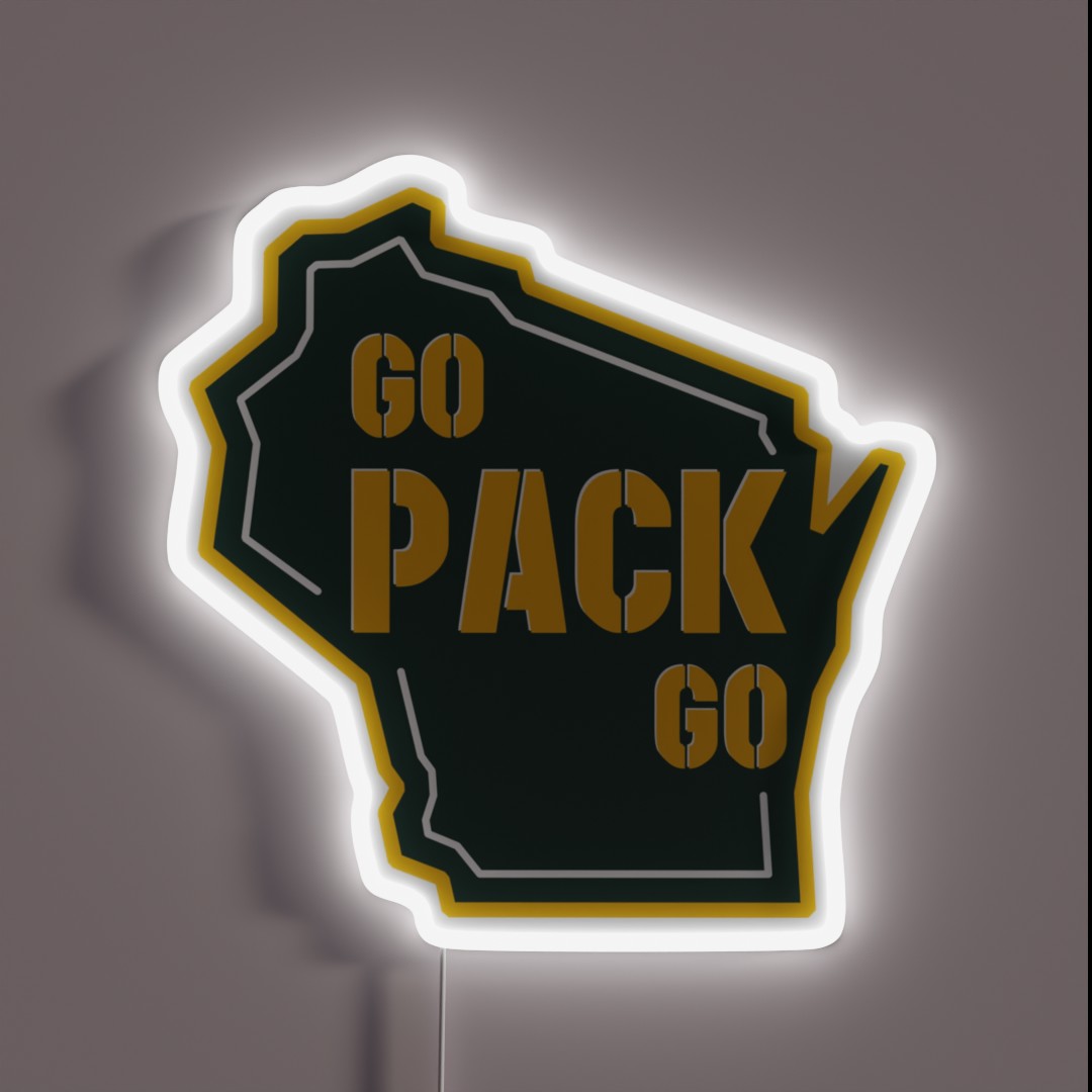 Go Pack RGB Neon Sign Go Pack RGB Neon Sign