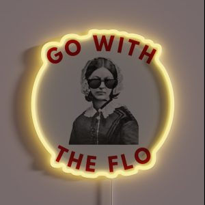 Go With The Flo RGB Neon Sign