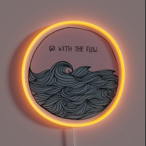 Go With The Flow RGB Neon Sign