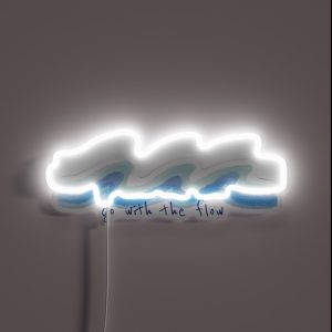 Go With The Flow RGB Neon Sign