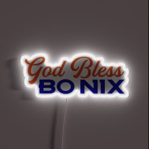 God Bless Bo Nix RGB Neon Sign God Bless Bo Nix RGB Neon Sign