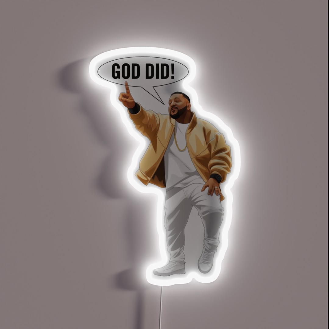 God Did RGB Neon Sign God Did RGB Neon Sign