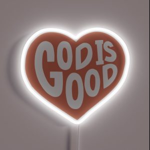 God Is Good All The Time RGB Neon Sign