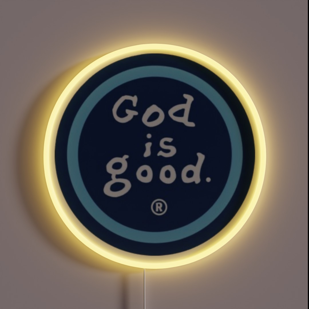 God Is Good Design RGB Neon Sign God Is Good Design RGB Neon Sign