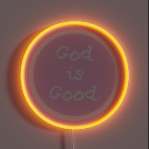 God Is Good Life Is Good RGB Neon Sign