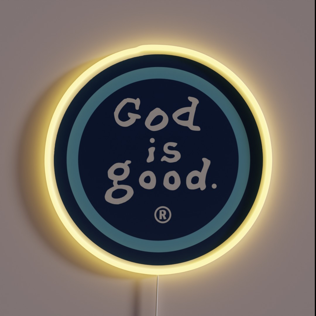 God Is Good Life Is Good RGB Neon Sign God Is Good Life Is Good RGB Neon Sign