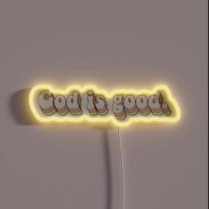 God Is Good RGB Neon Sign