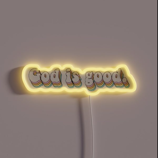 God Is Good RGB Neon Sign