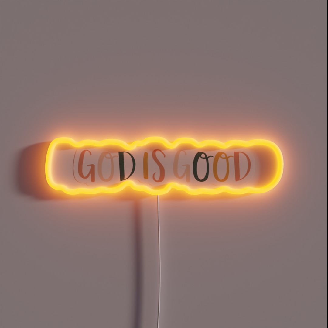God Is Good RGB Neon Sign God Is Good RGB Neon Sign