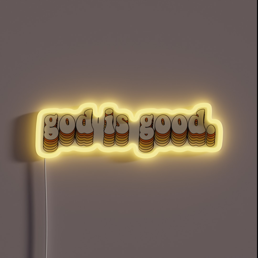 God Is Good RGB Neon Sign God Is Good RGB Neon Sign