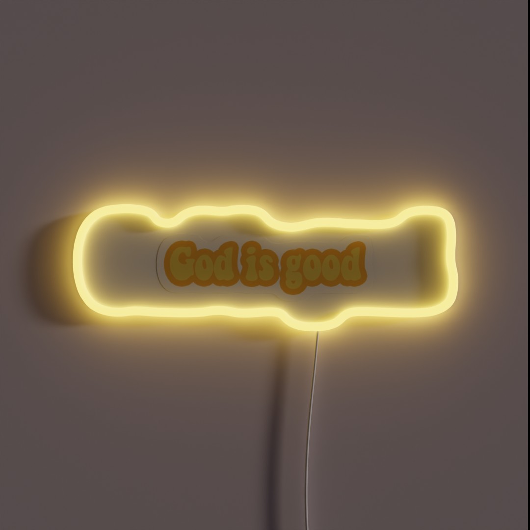 God Is Good RGB Neon Sign God Is Good RGB Neon Sign