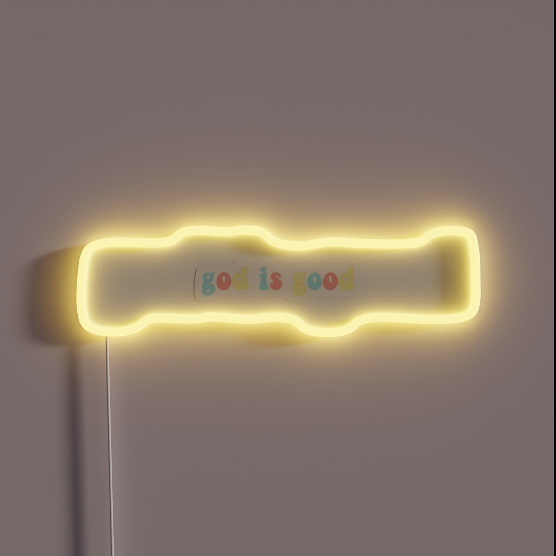 God Is Good RGB Neon Sign God Is Good RGB Neon Sign