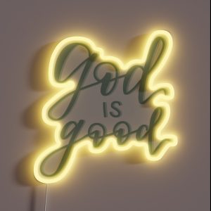 God Is Good RGB Neon Sign God Is Good RGB Neon Sign