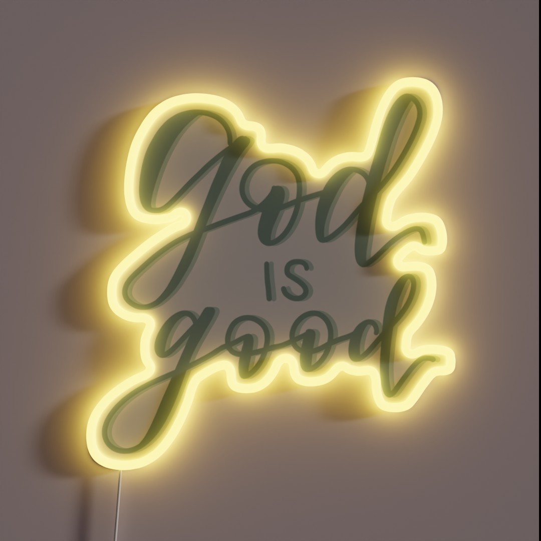 God Is Good RGB Neon Sign God Is Good RGB Neon Sign