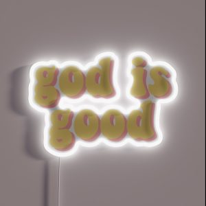 God Is Good RGB Neon Sign God Is Good RGB Neon Sign