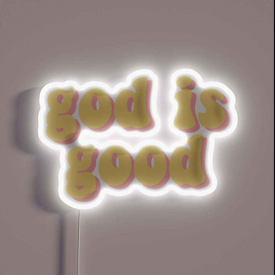 God Is Good RGB Neon Sign God Is Good RGB Neon Sign