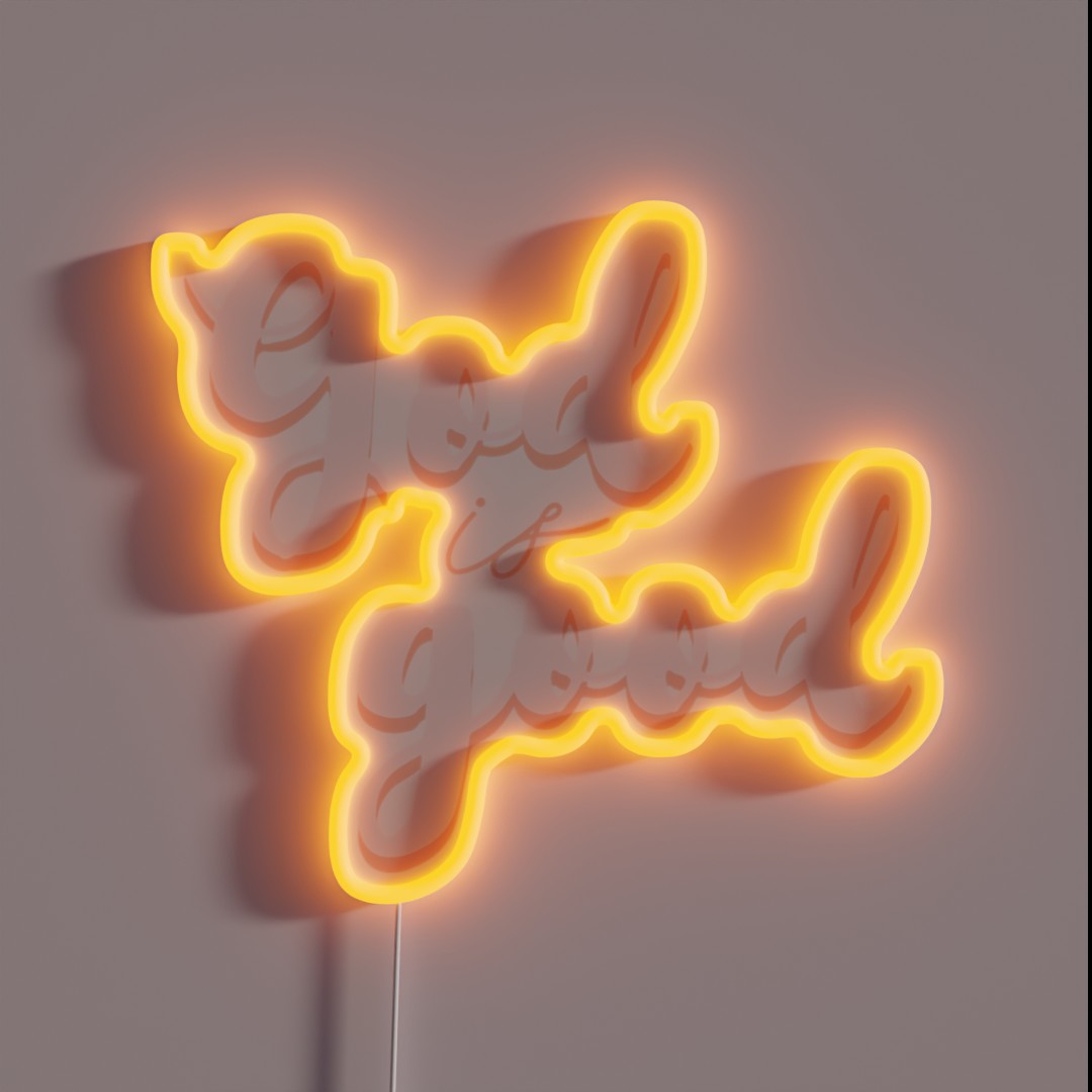 God Is Good RGB Neon Sign God Is Good RGB Neon Sign