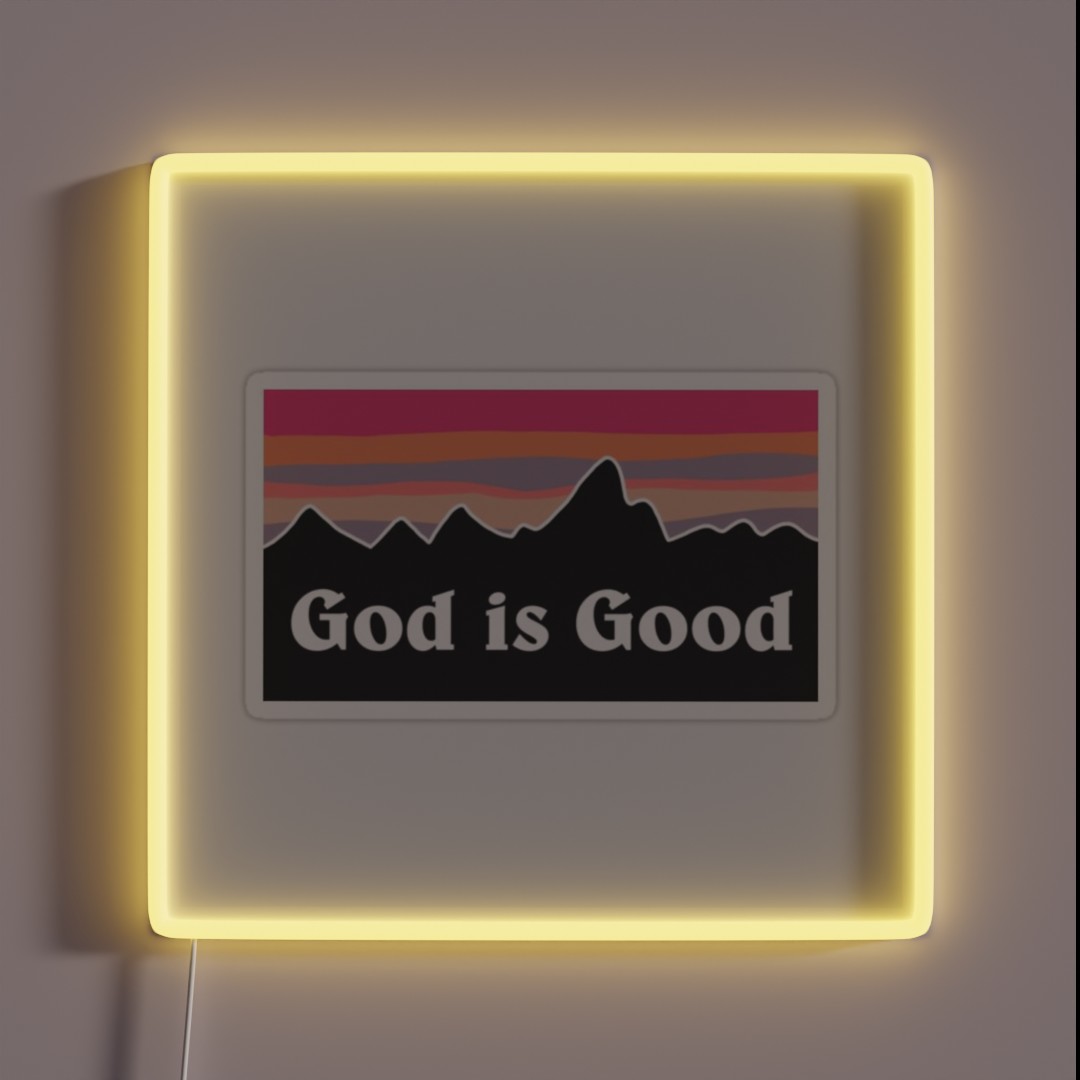 God Is Good RGB Neon Sign God Is Good RGB Neon Sign