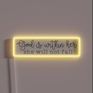 God Is Within Her RGB Neon Sign