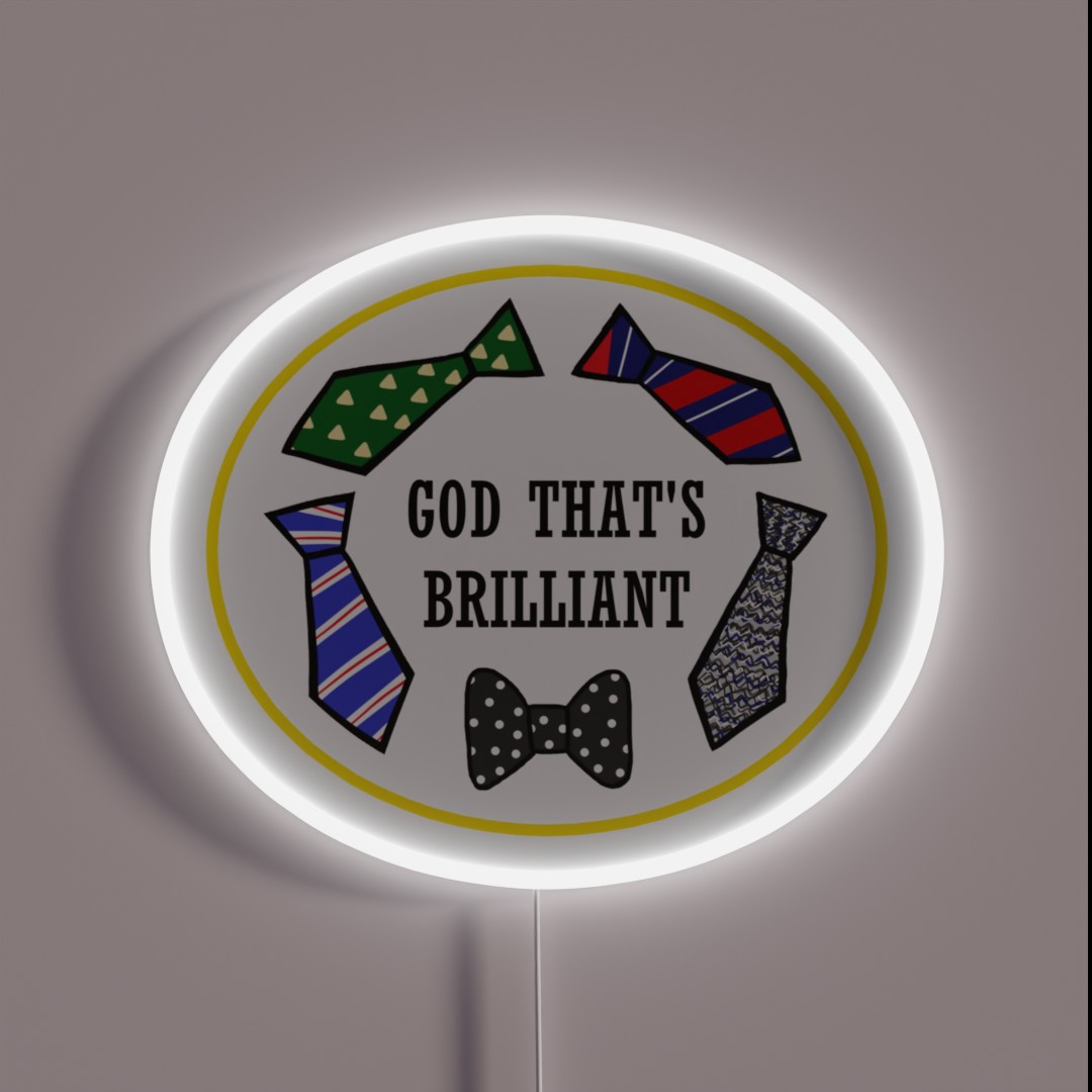 God That S Brilliant Operation Mincemeat RGB Neon Sign God That S Brilliant Operation Mincemeat RGB Neon Sign