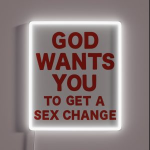 God Wants You RGB Neon Sign