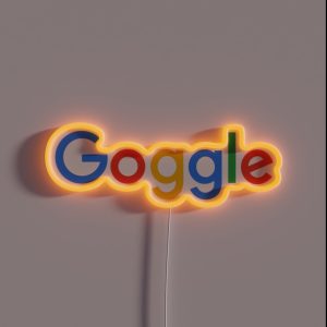 Goggle Com Classic RGB Neon Sign