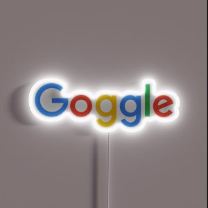 Goggle Com RGB Neon Sign