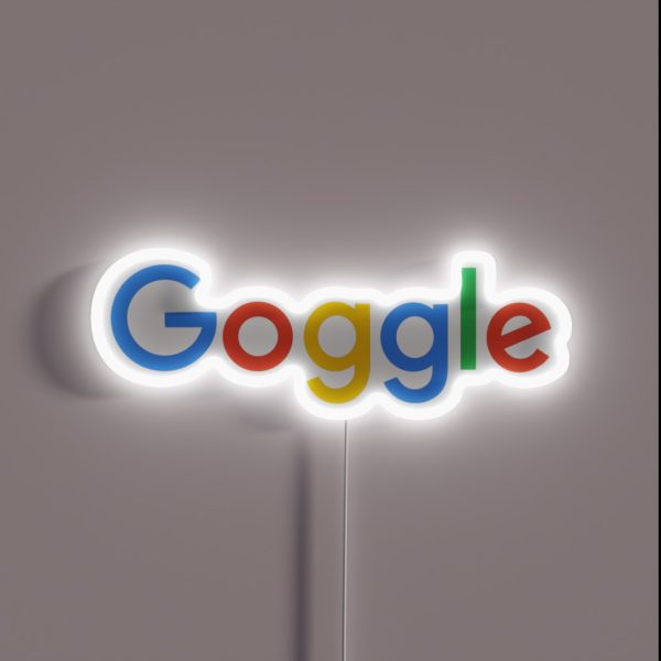 Goggle Com RGB Neon Sign