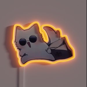Gojo Cat RGB Neon Sign