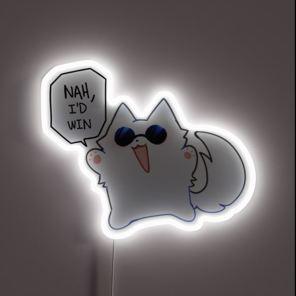 Gojo Cat RGB Neon Sign