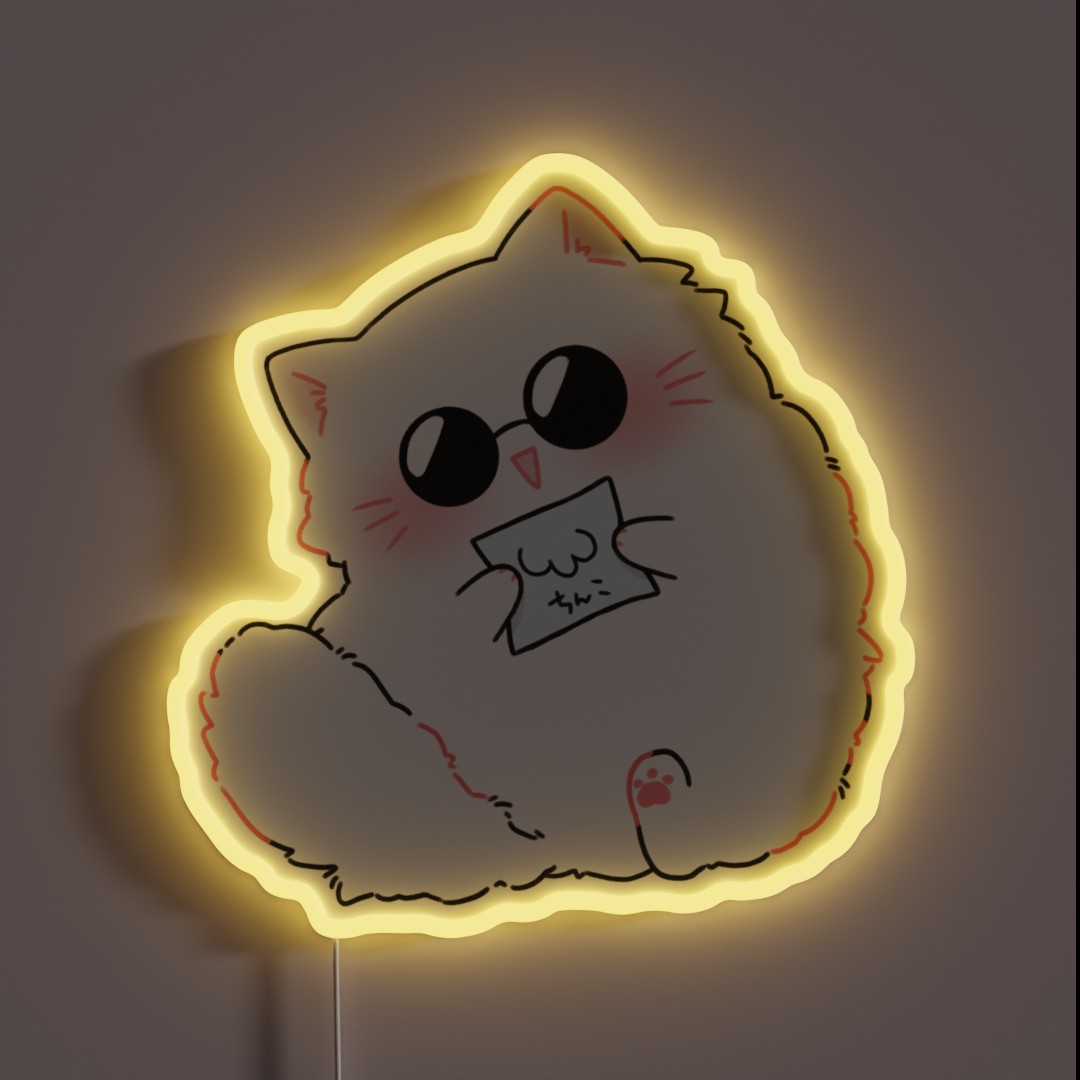Gojo Cat RGB Neon Sign Gojo Cat RGB Neon Sign